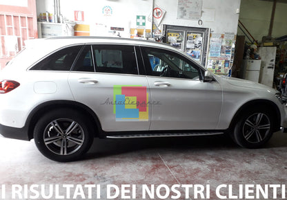 PEDANE LATERALI MERCEDES GLC X253 SUV LIFT 2019+ SOTTOPORTA SPORTIVO AMG