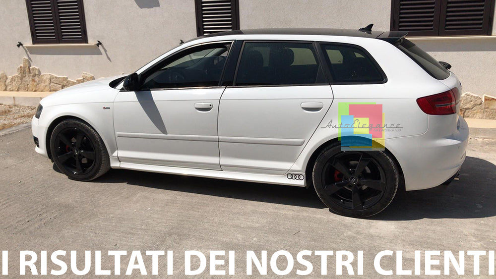 AUDI A3 2005-2012 8P SPORTBACK 5 PORTE SPOILER POSTERIORE SUL TETTO LOOK S3 ABS AUTOELEGANCERICAMBI