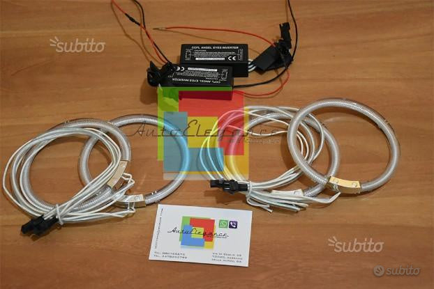 Bmw serie 3 e46 coupe cabrio kit angel eyes led AUTOELEGANCERICAMBI
