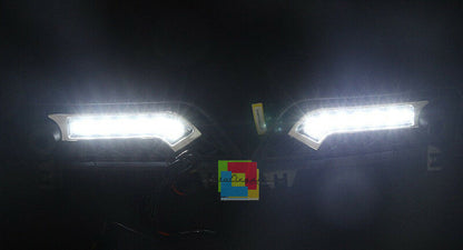 GRIGLIE INFERIORI LUCI DIURNE LED DAYTIME PER BMW X3 F25 2010-2014 LOOK SPORTIVO