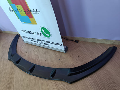 UNDER FRONT BUMPER OPEL ASTRA J GTC ABS GLOSSY BLACK SPLITTER 0205