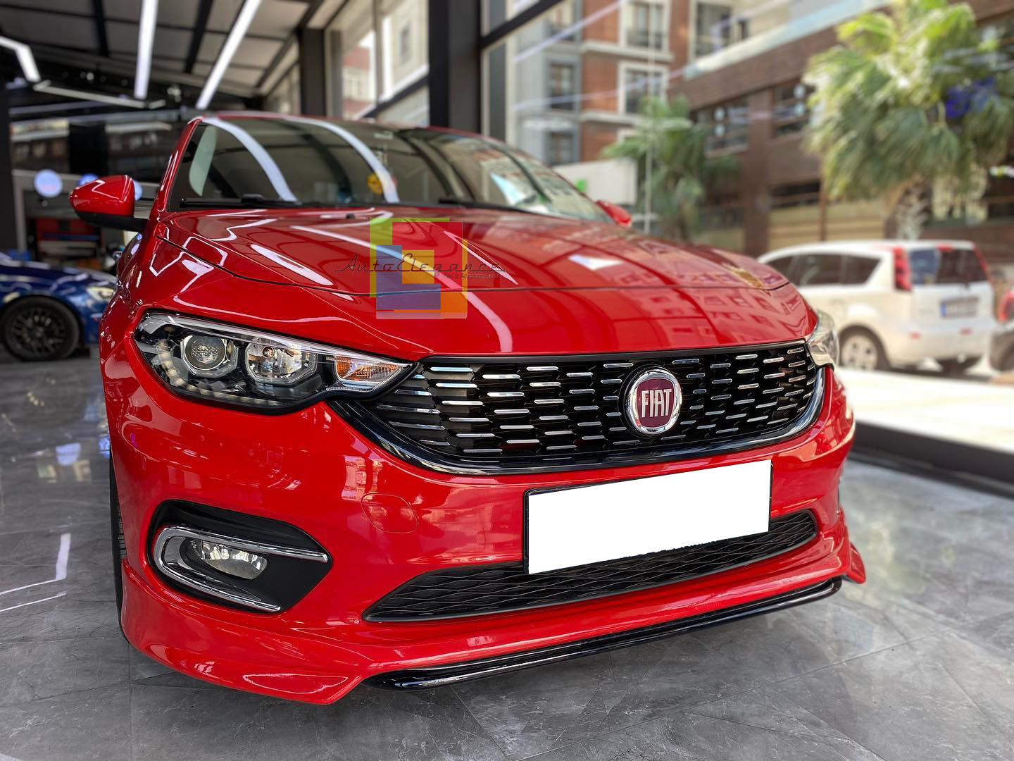 FIAT TIPO SPOILER SPORTIVO SOTTO PARAURTI ANTERIORE ABS NERO SPLITTER 0041