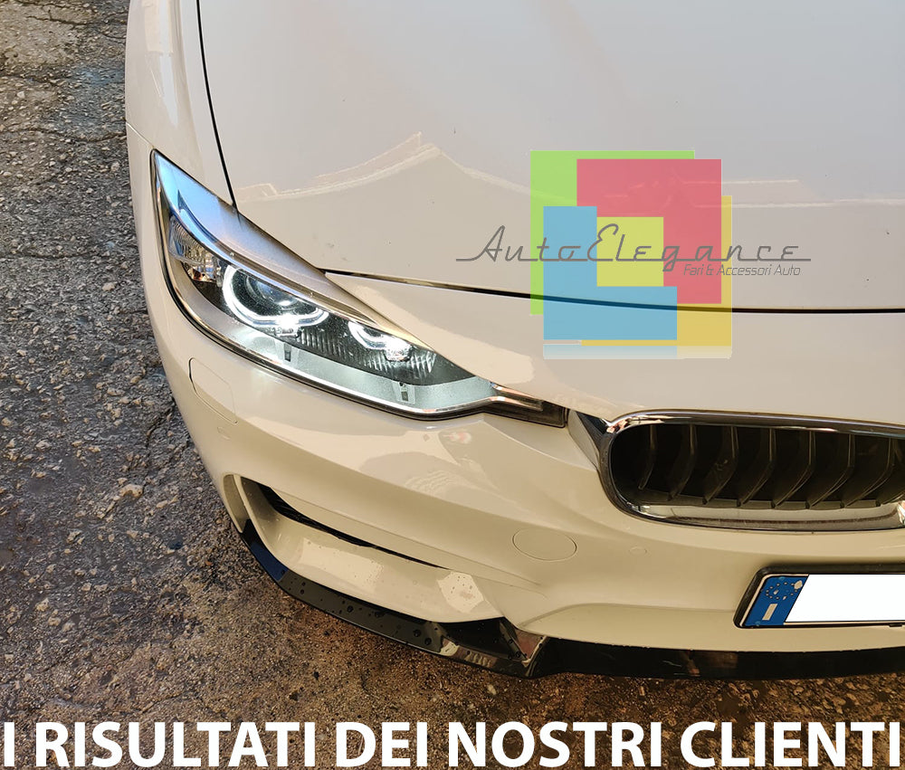 BMW SERIE 3 F30 F31 2011-2018 PARAURTI ANTERIORE LOOK CON LAMA LOOK M3 AUTOELEGANCERICAMBI