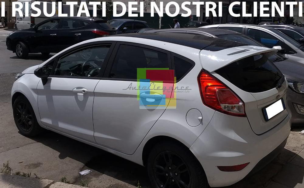 FORD FIESTA VI MK7 2008 AL 2017 SPOILER SUL TETTO POSTERIORE & TERZO STOP - ABS