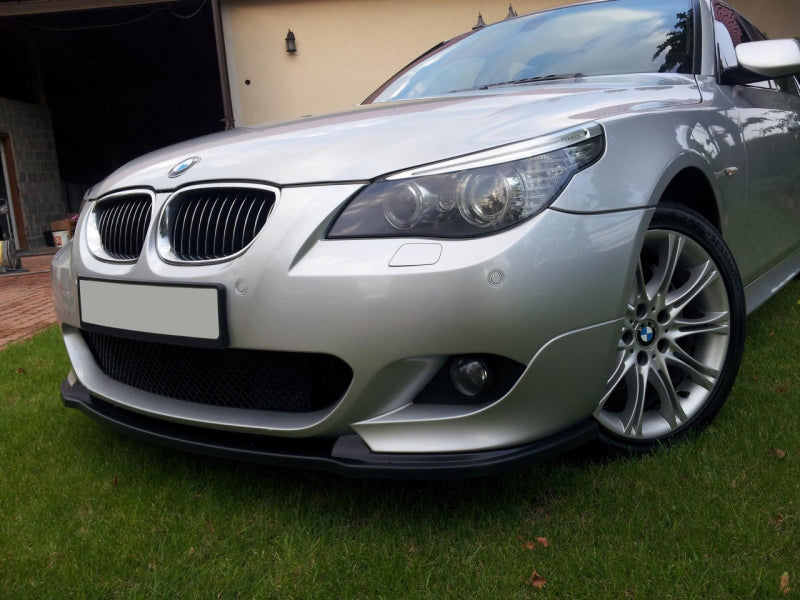 BMW SERIE 5 E60 E61 SOTTO PARAURTI SPLITTER ANTERIORE ABS NERO PER MTECH AUTOELEGANCERICAMBI