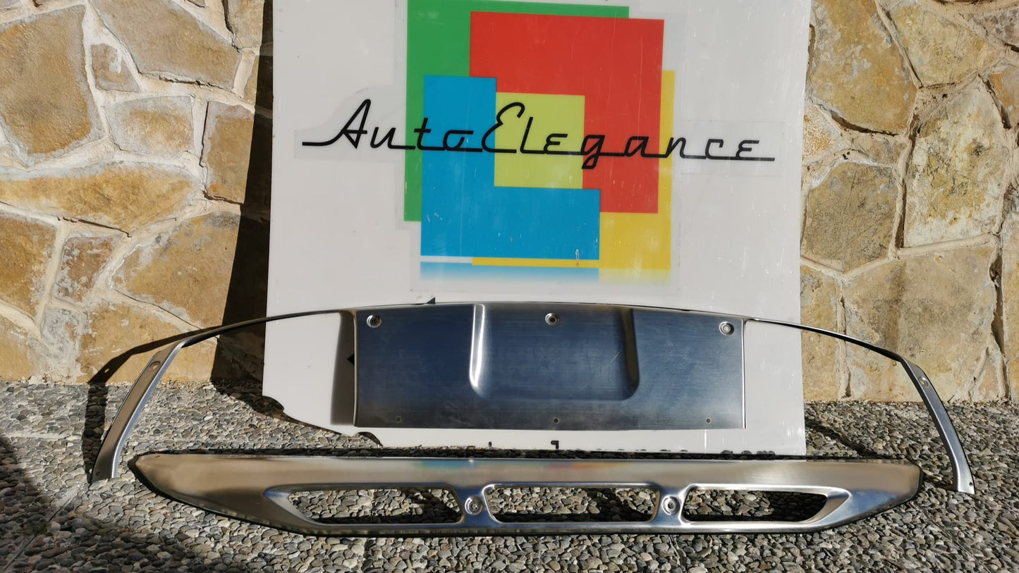 PEUGEOT 3008 FRONT + REAR BUMPER SPOILER SATIN STAINLESS STEEL