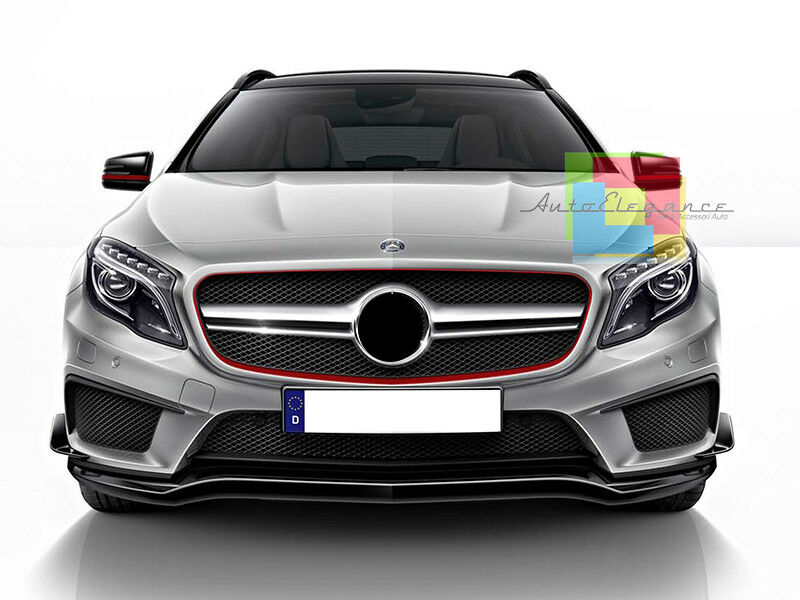 BLACK FRONT GRILLE MERCEDES GLA X156 2014 ONWARDS LIFT AMG GRILLE 45