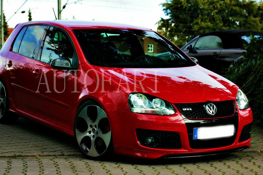 VW GOLF 5 2003-2008 - PARAURTI ANTERIORE DESIGN GTI CON GRIGLIA - IN ABS .-