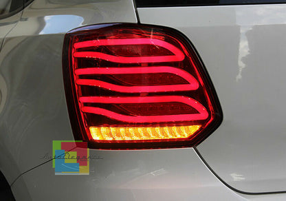 FARI POSTERIORI FRECCIA DINAMICA LED FANALI LIGHTBAR VW POLO 6R 2009-2016