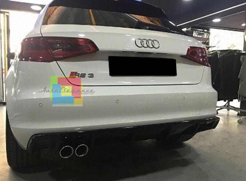 UNDER BUMPER AUDI A3 8V SPORTBACK 2012-2015 RS3 DIFFUSER TOP QUALITY ABS -