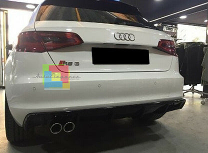 UNDER BUMPER AUDI A3 8V SPORTBACK 2012-2015 RS3 DIFFUSER TOP QUALITY ABS -