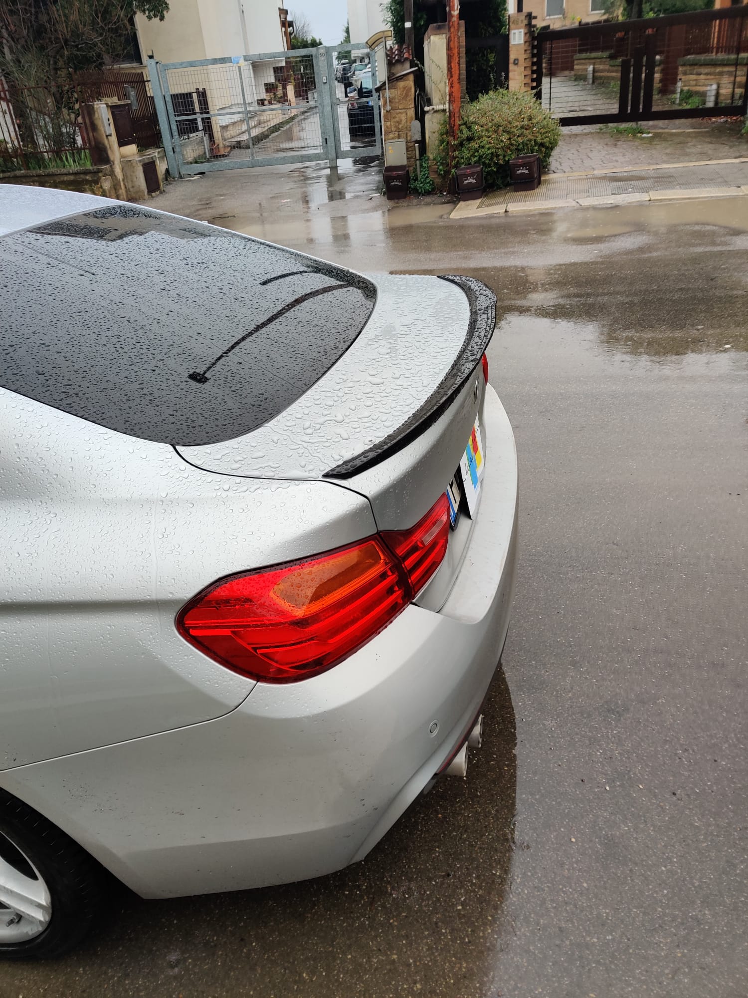 BMW SERIE 4 F36 GRAN COUPE SPOILER POSTERIORE COFANO ABS LOOK M4 AUTOELEGANCERICAMBI