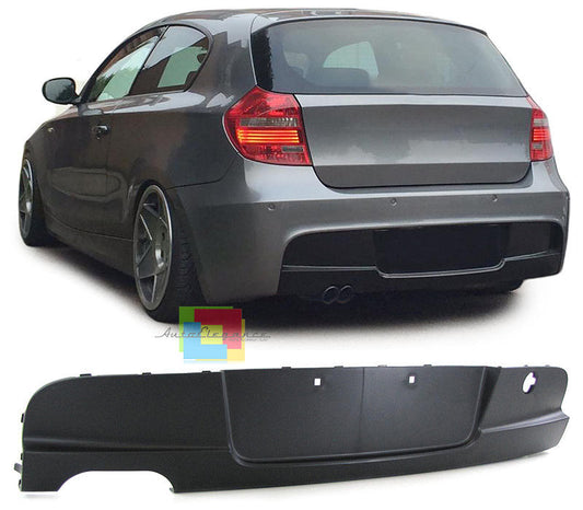 DIFFUSORE POSTERIORE BMW SERIE 1 E81 E87 2004-2013 SOTTO PARAURTI M SPORT -.