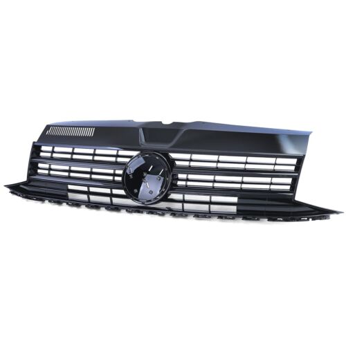 Glossy Black Radiator Grille Emblem for VW T6 Bus Transporter 15-19
