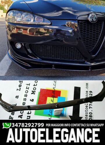 ALFA ROMEO 147 05-10 LIFT SPLITTER SPOILER SOTTO PARAURTI ANTERIORE ABS - NERO - AUTOELEGANCERICAMBI