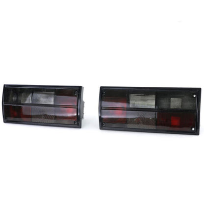 Coppia fanali posteriori nero fumè per VW Bus Box Transporter T3 79-92 AUTOELEGANCERICAMBI
