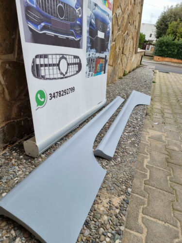 MINIGONNE LATERALI SOTTO PORTA SPORTIVI PER FIAT 500 LOOK TUNING VRT