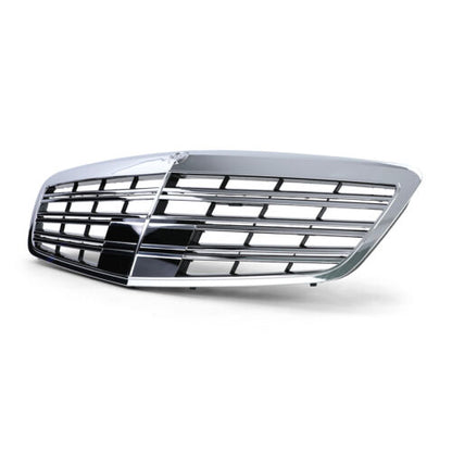 Chrome Sport Radiator Grille for Mercedes S-Class W221 without Distronic 09-13 