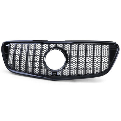 Gloss black sports radiator grille suitable for Mercedes Vito W447 14-19 