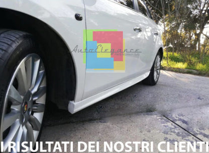 SIDE SKIRTS FIAT BRAVO II SPOILER UNDER DOOR SPORT LOOK IN ABS ..- 