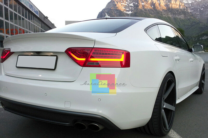 DEFLETTORE AUDI A5 8T SPORTBACK 09-15 SPOILER POSTERIORE COFANO LOOK S5 S LINE