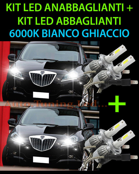 KIT LED LAMPADE ABBAGLIANTI & ANABBAGLIANTI PER LANCIA DELTA 2008-2014 -.