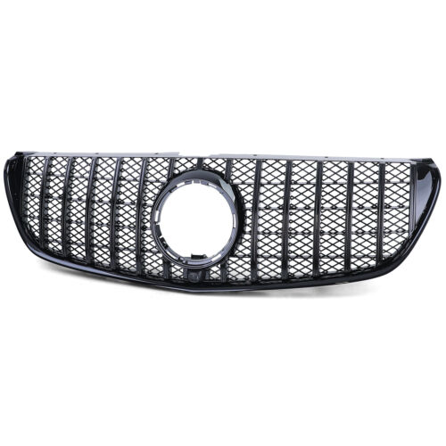 Gloss Black Sports Grille for Mercedes V-Class W447 Pre-Facelift 14-19 