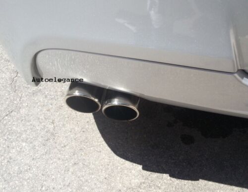 BMW SERIE 1 F20 F21 TERMINALI DI SCARICO CROMATI INOX DOPPIO USCITA INOX - AUTOELEGANCERICAMBI