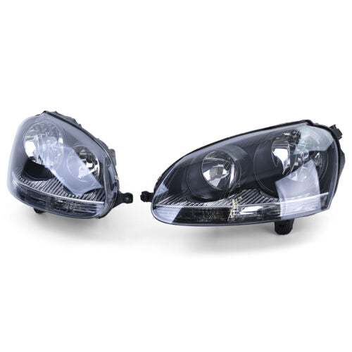 Set of black headlights sport version for VW Golf 5 + Jetta 3