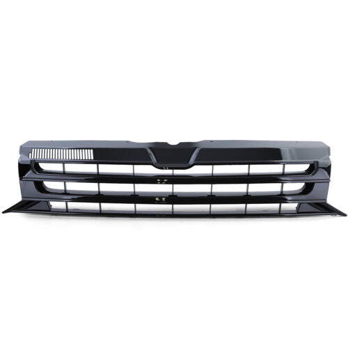 Radiator grille without emblem glossy black for VW Bus T5 Facelift 09-15