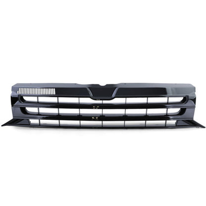 Radiator grille without emblem glossy black for VW Bus T5 Facelift 09-15