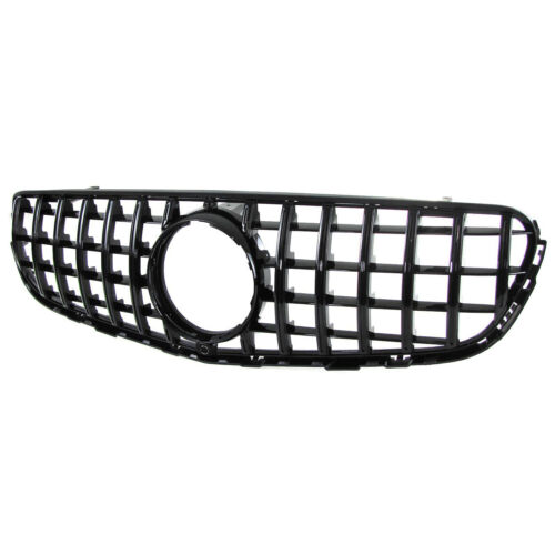 Gloss black sports radiator grille for Mercedes GLC X253 SUV from 15