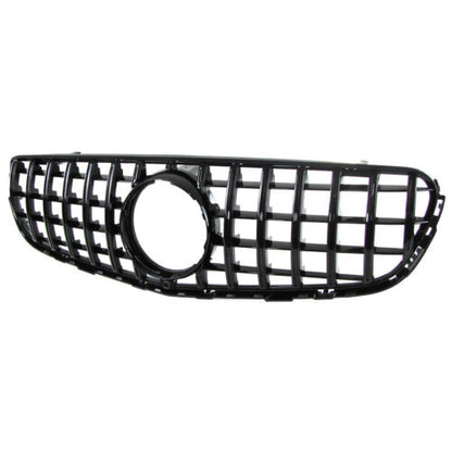 Gloss black sports radiator grille for Mercedes GLC X253 SUV from 15