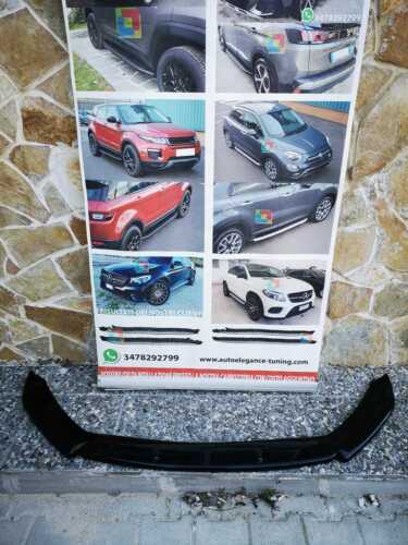 SPOILER SOTTO PARAURTI ANTERIORE LAMA SEAT LEON 5F 2017+ CUPRA FR NERO SPLITTER