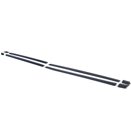 Decorative Strips, Door Strips, Bumper Strips, 8pcs + Clips for VW Golf 3 91-97 4 Doors