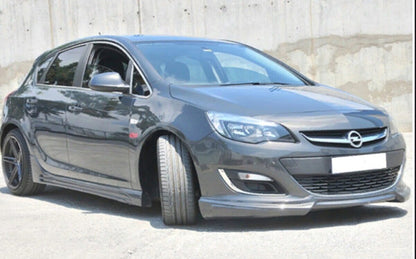 SIDE SKIRTS FOR OPEL ASTRA J 5 DOORS UNDER DOOR SPOILER ABS OPC 0279
