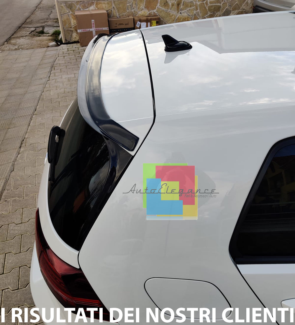 VW GOLF 7 STANDARD 2012-2016 ADDITIONAL REAR ROOF SPOILER ABS LOOK BLACK