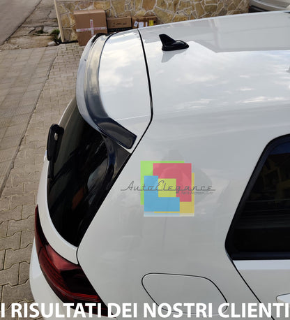 VW GOLF 7 STANDARD 2012-2016 ADDITIONAL REAR ROOF SPOILER ABS LOOK BLACK
