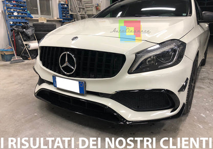 GRIGLIA ANTERIORE NERO LUCIDO MERCEDES CLASSE A W176 2015-2018 CALANDRA AMG