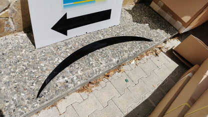 MERCEDES C-CLASS W205 GLOSS BLACK REAR HOOD SPOILER AMG