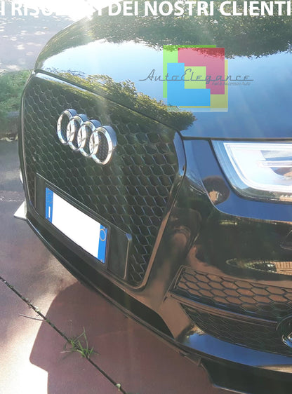 GRIGLIA ANTERIORE per AUDI Q3 2011-2015 CALANDRA look RS BORDO NERO