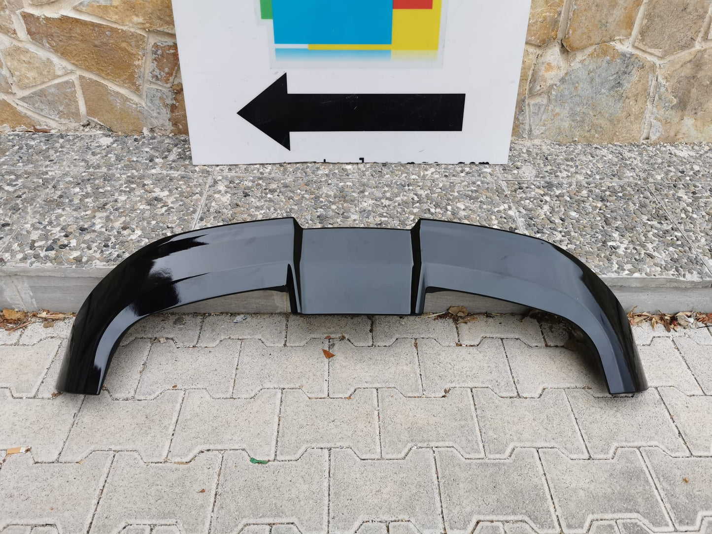 OPEL ASTRA K 2015+ ROOF SPOILER SPORT WING GLOSS BLACK ABS