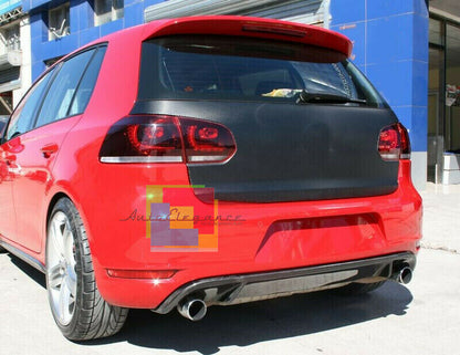 UNDER BUMPER SPOILER VW GOLF 6 VI 2008-2012 REAR DIFFUSER GTI ABS .-