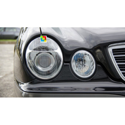 COPPIA FARI CROMATI PER MERCEDES CLASSE E W210 AUTOELEGANCERICAMBI
