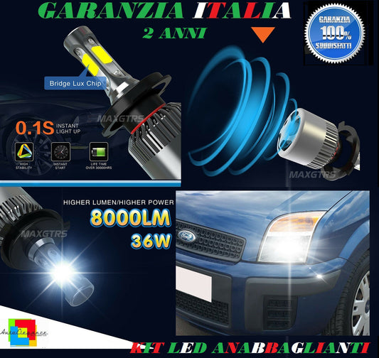 36W 8000LM LED LOW BEAM HIGH BEAM LAMPS FORD FUSION 2002-2012 6000K