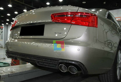 SOTTO PARAURTI TUNING LOOK PER AUDI A6 4G 2010-2014 AVANT BERLINA DIFFUSORE
