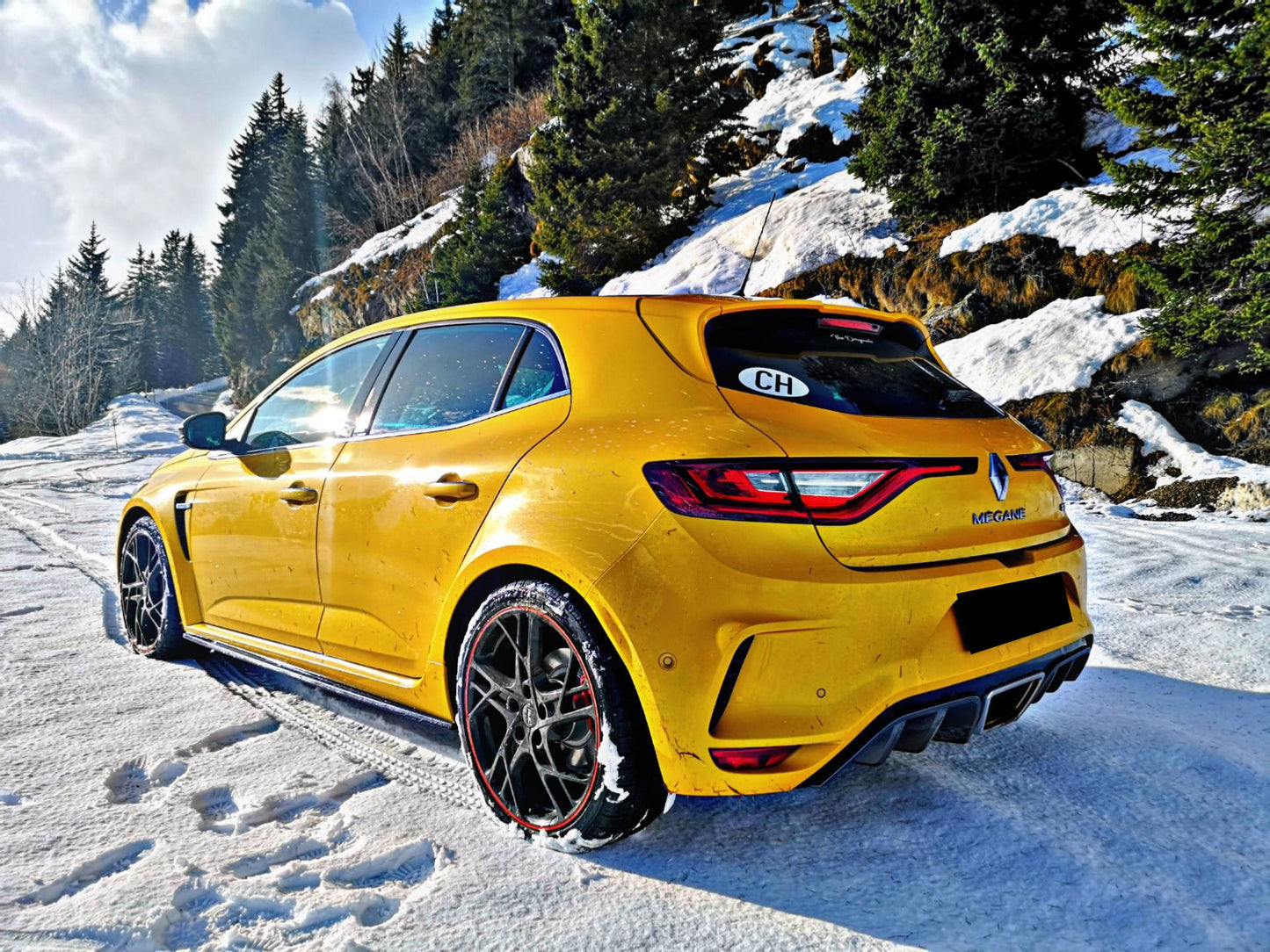 RENAULT MEGANE MK4 2015+ ROOF SPOILER LOOK RS