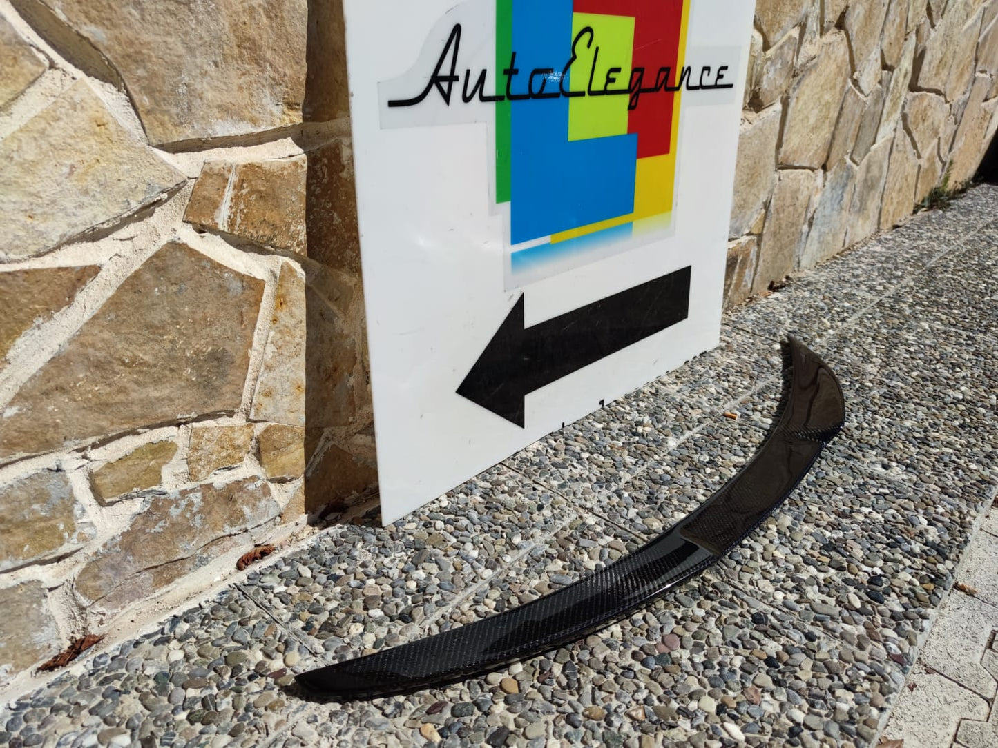ALFA ROMEO GIULIA HOOD SPOILER FROM 2015+ SPORTY DESIGN IN CARBON ABS