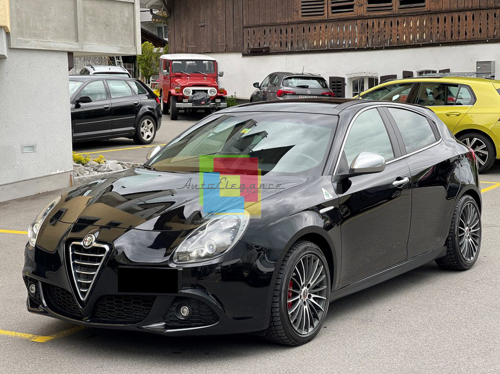 SIDE SKIRTS ALFA ROMEO GIULIETTA 2010-2020 UNDER DOOR GLOSSY BLACK 0121