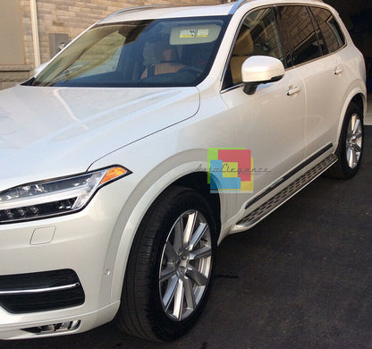 PEDANE VOLVO XC90 SPA II 2015+ LATERALI ANTISCIVOLO SOTTOPORTA IN ALLUMINIO